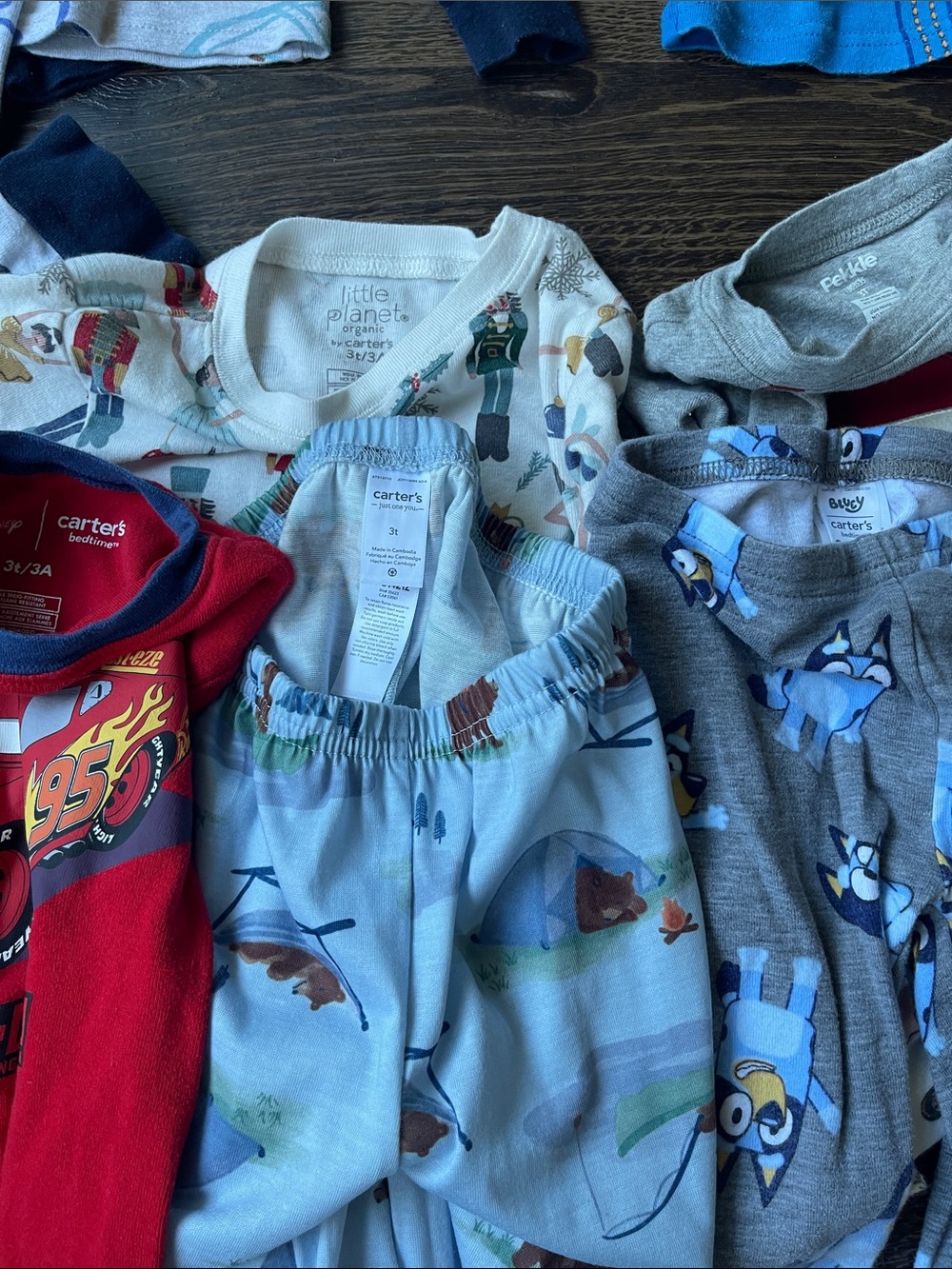 Toddler Boys Kids Pajama Set size 3T pajama bundle - Picture 13 of 14